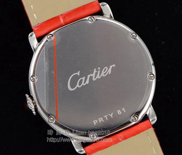 CARTIER手錶 獵豹流沙系列腕表 卡地亞金珠女表 卡地亞瑞士石英女士腕表  hds1853